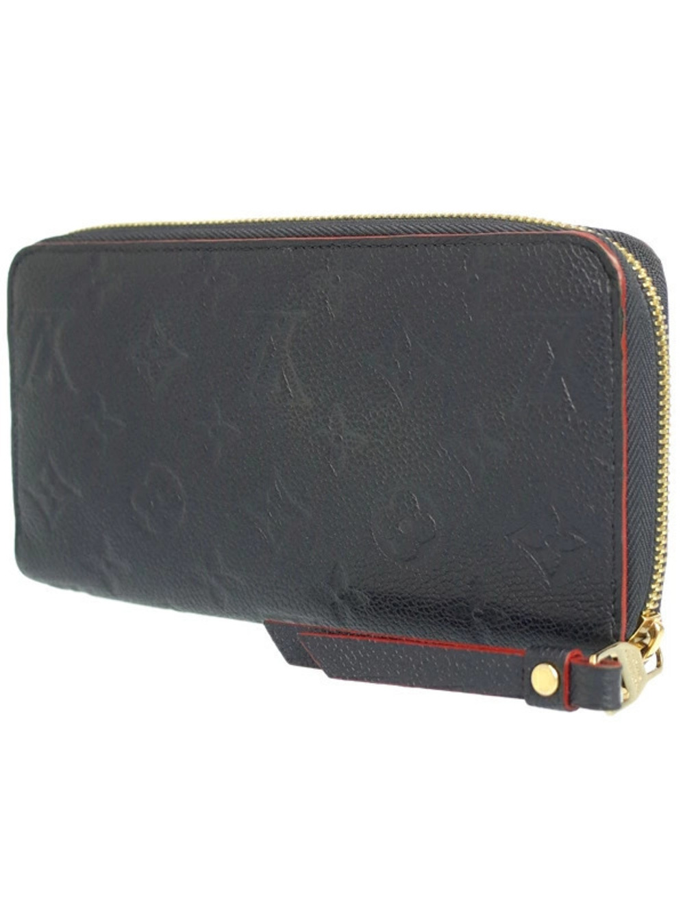 Louis Vuitton Zipper Zippy Monogram Wallet Long Empreinte Round Brown